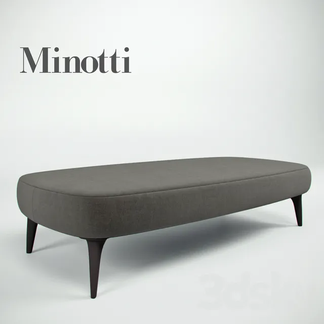 Furniture 3D Models – Others – Minotti aston bench