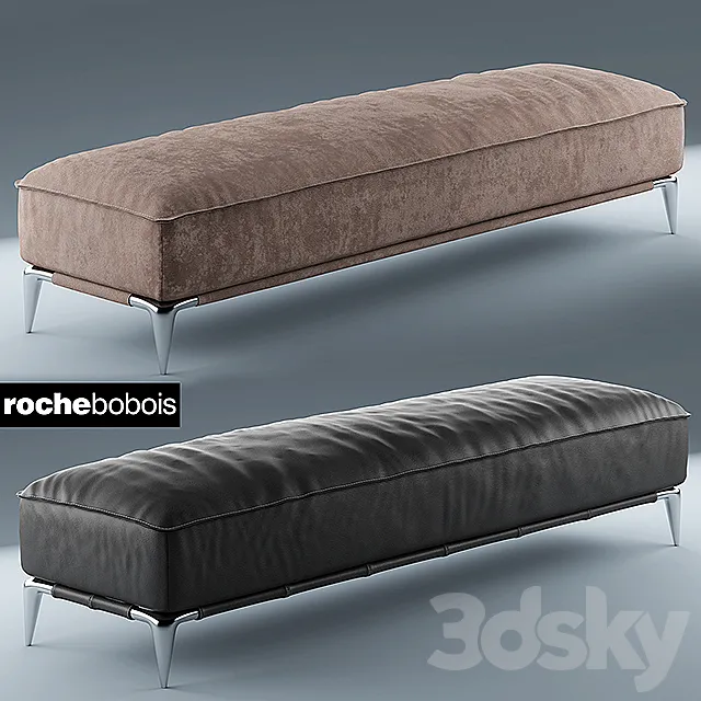 Furniture 3D Models – Others – POUF RECTANGULAIRE ELLICA by Roche Bobois