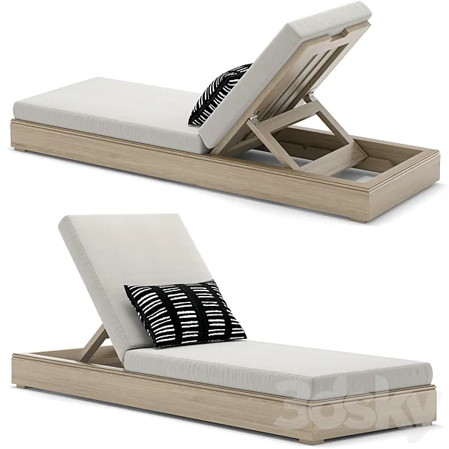 Furniture 3D Models – Others – Restoration Hardware Outdoor Costa chaise