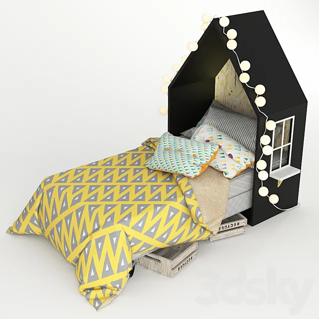 Children – Bed 3D Models – 0041