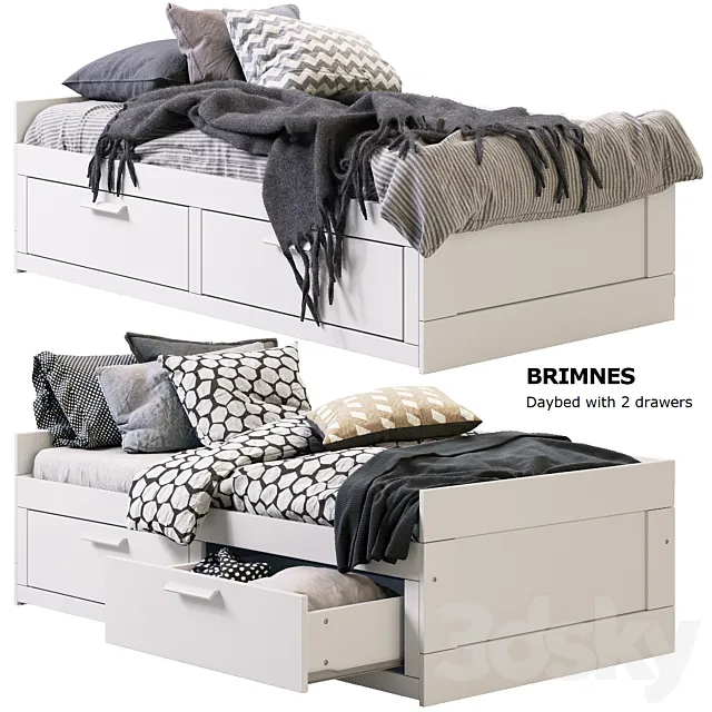 Children – Bed 3D Models – BRIMNES IKEA BED