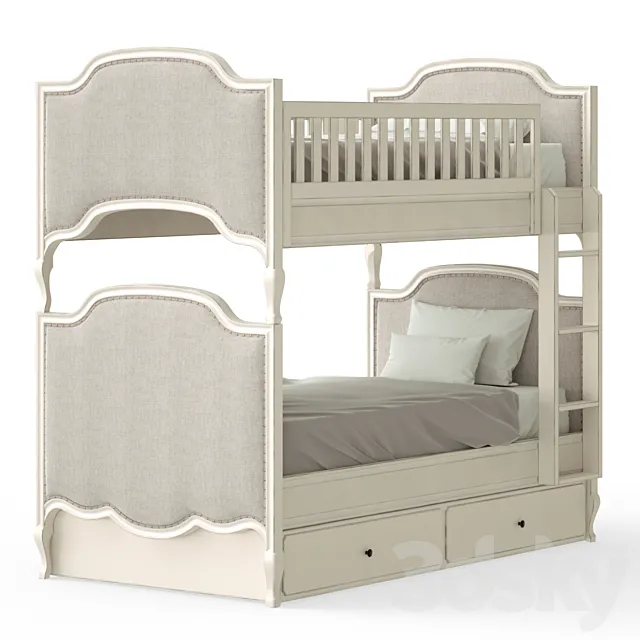 Children – Bed 3D Models – Bunk bed in the nursery by Linealux