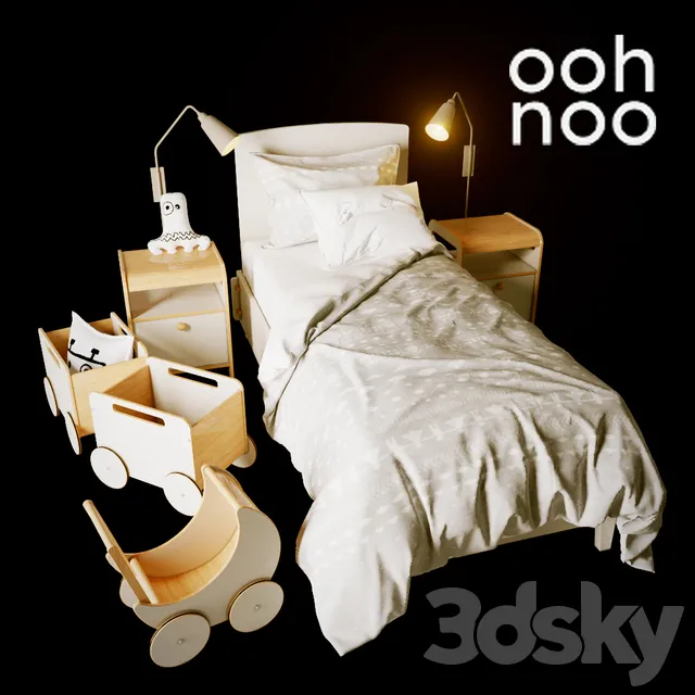 Children – Bed 3D Models – Children’s furniture OOH NOO