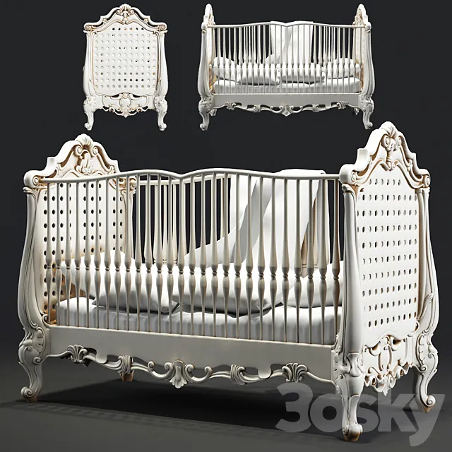Children – Bed 3D Models – Cradle 5852