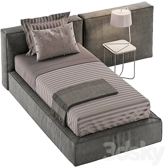 Children – Bed 3D Models – SINGLE BED 10