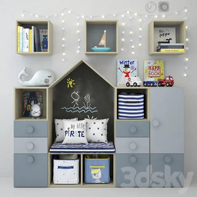 Children's furniture and accessories 21 3DS Max - thumbnail 3