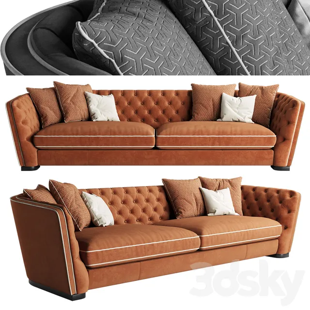 Paolo Sofa 3DS Max - thumbnail 3