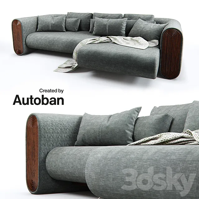 Furniture – Sofa 3D Models – 280CR UNION CORNER UNIT SOFA