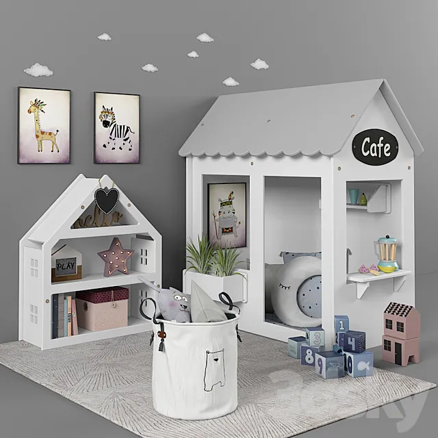 Children – 3D Models – Miscellaneous – Children’s furniture and accessories 46