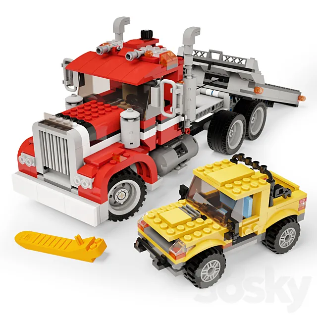 Children – Toy 3D Models – LEGO Creator №7347 Part 1