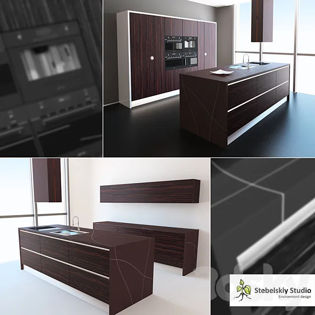 Kitchen – Interiors – 3D Models – 0002