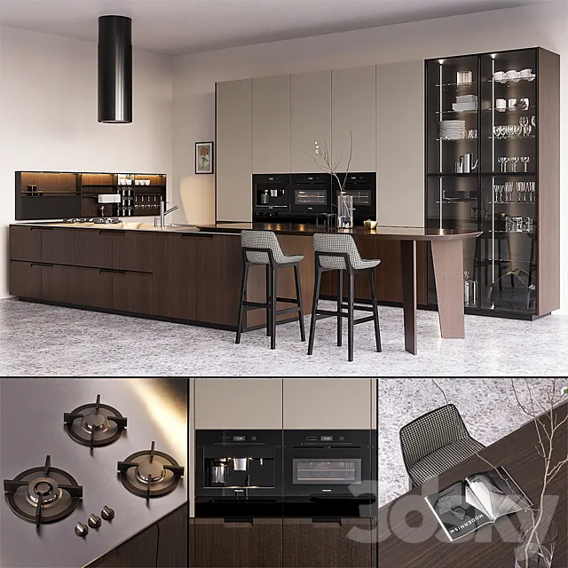 Kitchen – Interiors – 3D Models – 0003