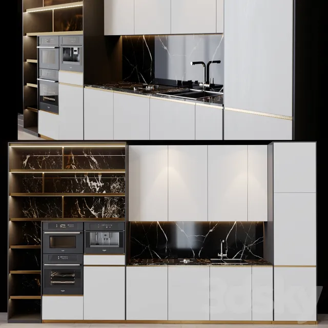 Kitchen – Interiors – 3D Models – 0006