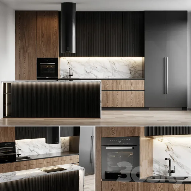 Kitchen – Interiors – 3D Models – 0009