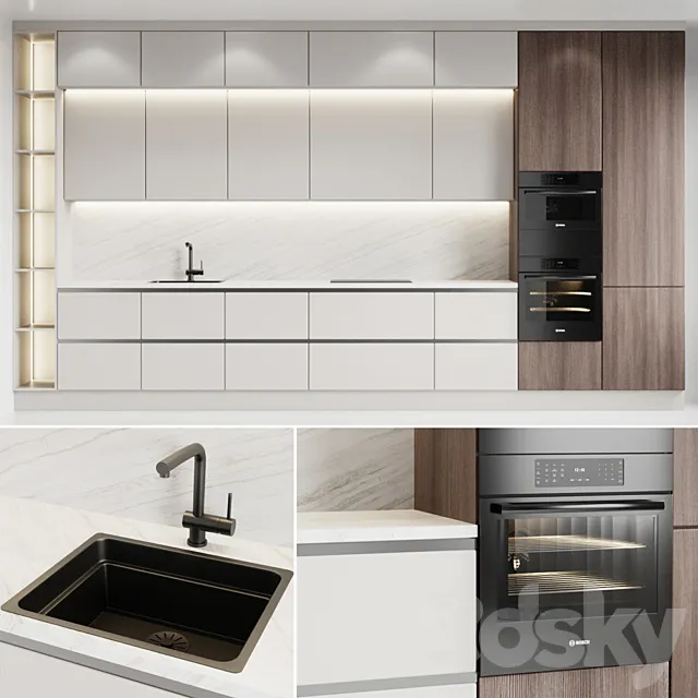 Kitchen – Interiors – 3D Models – 0013
