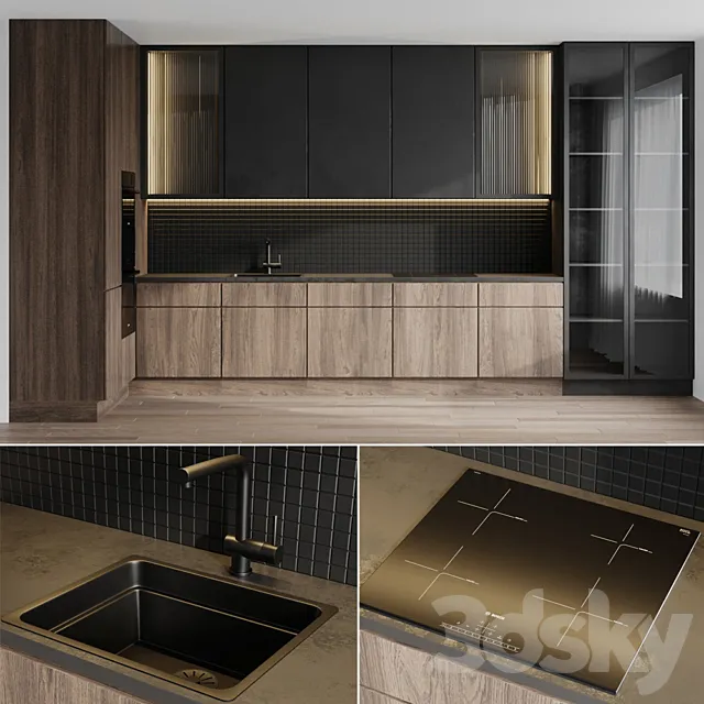 Kitchen – Interiors – 3D Models – 0014