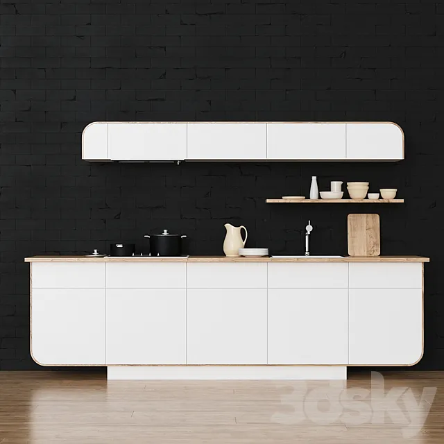 Kitchen – Interiors – 3D Models – 0018