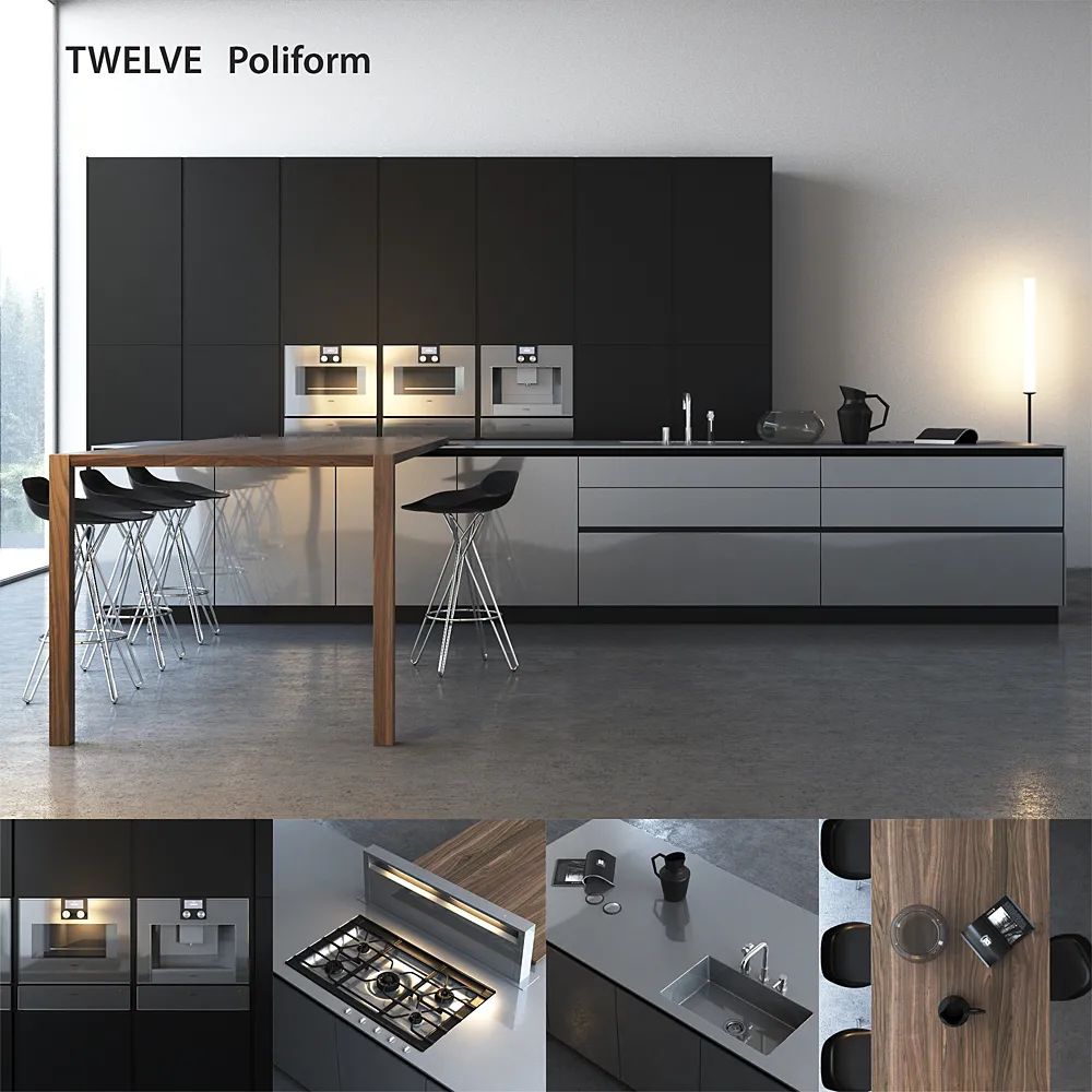 Kitchen – Interiors – 3D Models – 0024