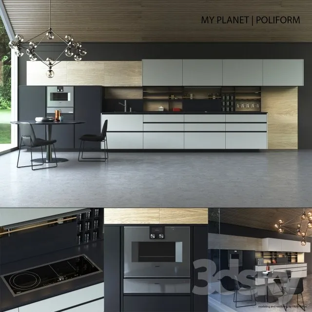 Kitchen – Interiors – 3D Models – 0027