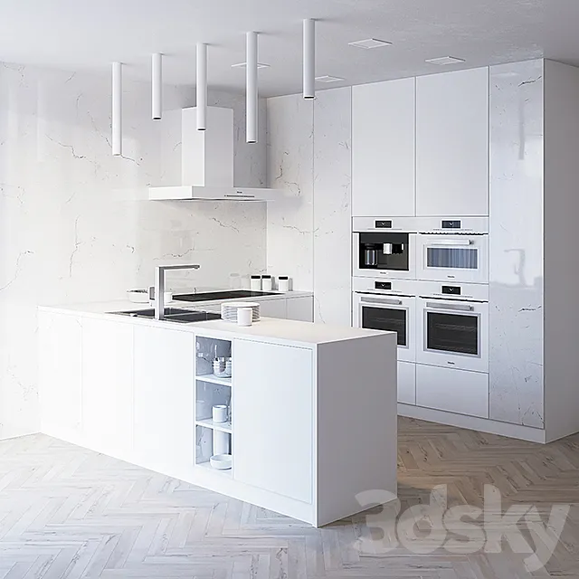 Kitchen – Interiors – 3D Models – 0028