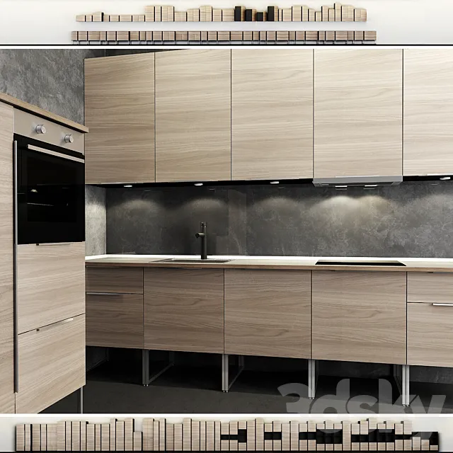 Kitchen – Interiors – 3D Models – 0029