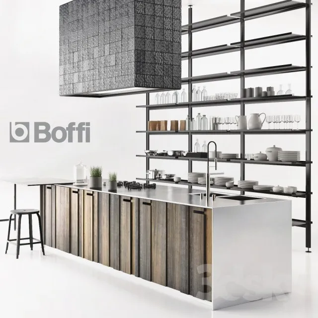 Kitchen – Interiors – 3D Models – 0035