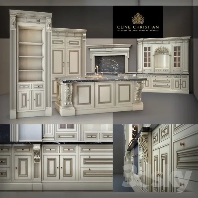 Kitchen – Interiors – 3D Models – 0036