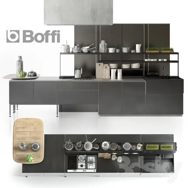 Kitchen – Interiors – 3D Models – 0037