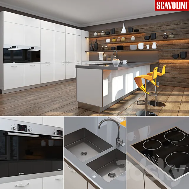 Kitchen – Interiors – 3D Models – 0051