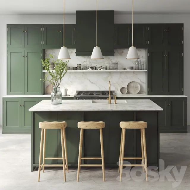 Kitchen – Interiors – 3D Models – Devol Kitchen
