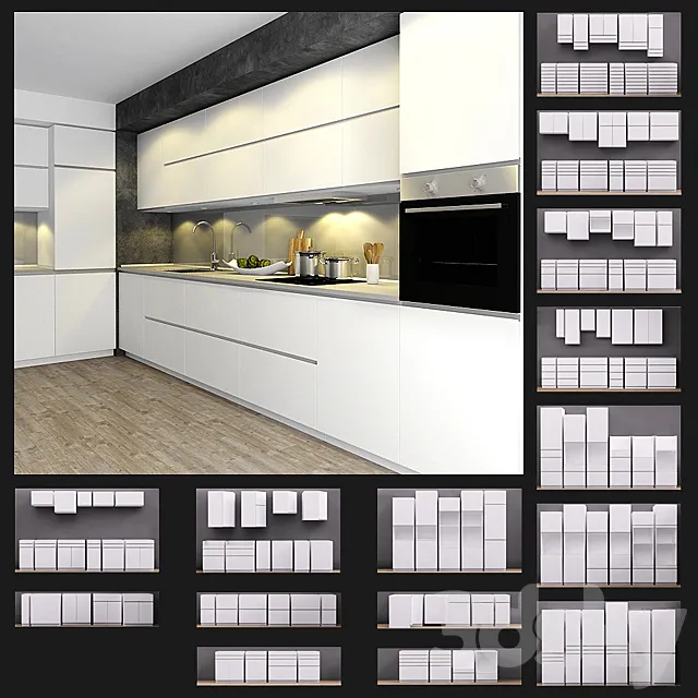 Kitchen – Interiors – 3D Models – Ikea Kitchen Method-Nodsta