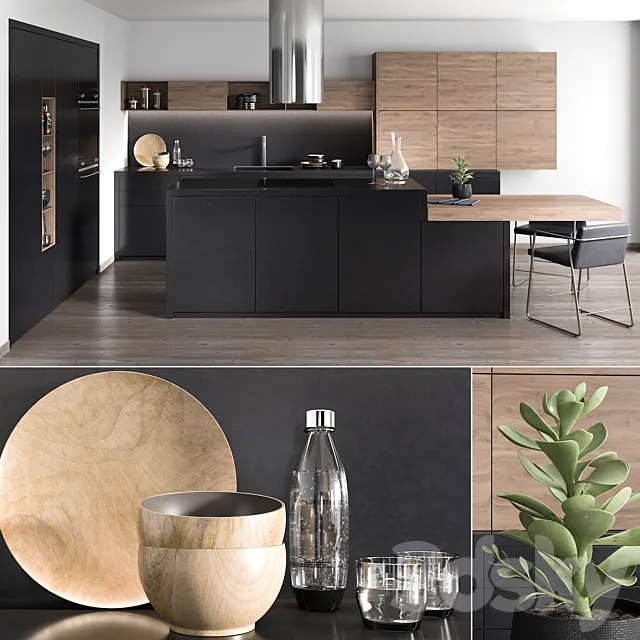 Kitchen – Interiors – 3D Models – Kitchen 5