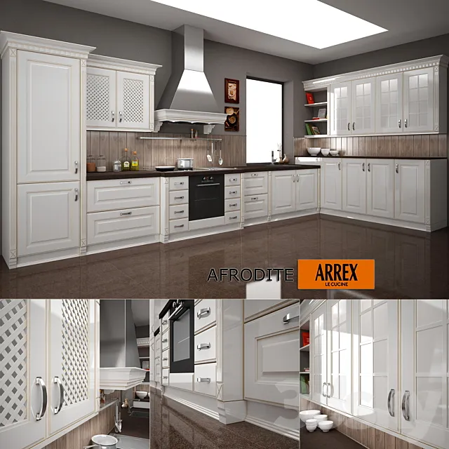 Kitchen – Interiors – 3D Models – Kitchen AFRODITE f-ARREX