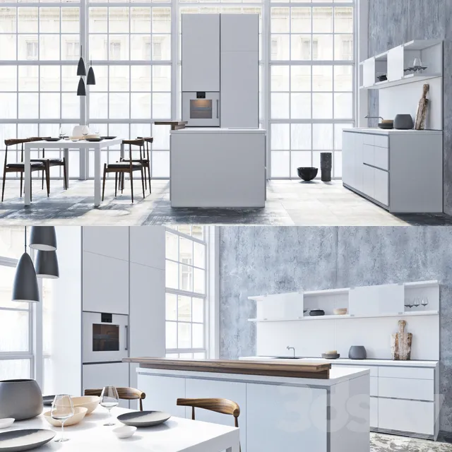 Kitchen – Interiors – 3D Models – Kitchen Bulthaup