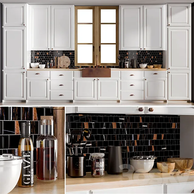 Kitchen – Interiors – 3D Models – Kitchen Fasade 5