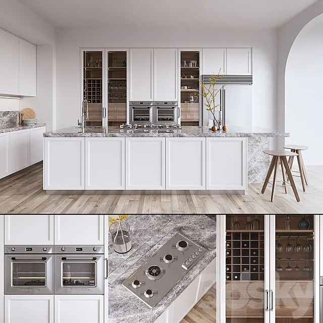 Kitchen – Interiors – 3D Models – Kitchen L’ORIGINE Aeterna (vray GGX; corona PBR)