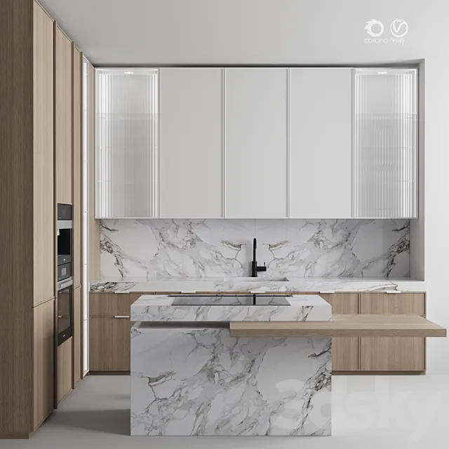 Kitchen – Interiors – 3D Models – Kitchen №116