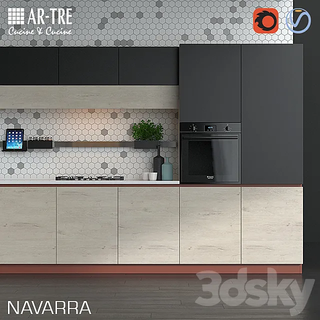 Kitchen – Interiors – 3D Models – Navarra Kitchen