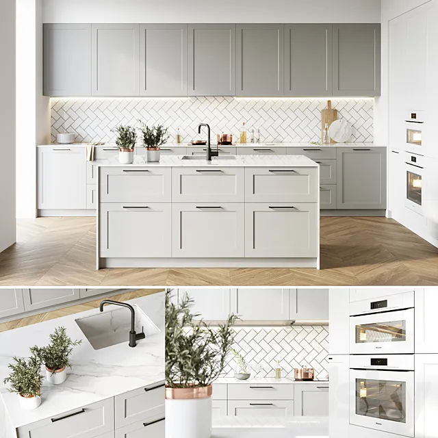 Kitchen – Interiors – 3D Models – Nolte – Frame Kitchen