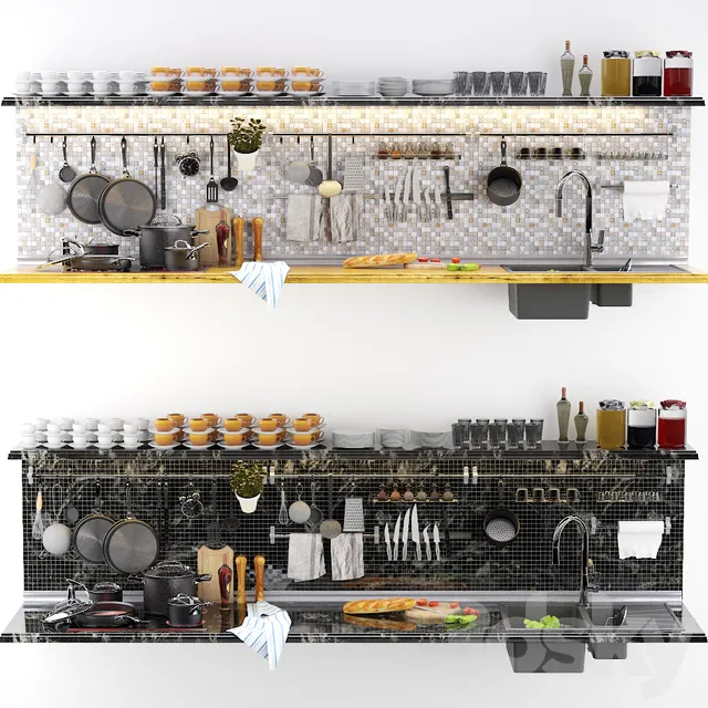 Kitchen – Accessories – 3D Models – 0028