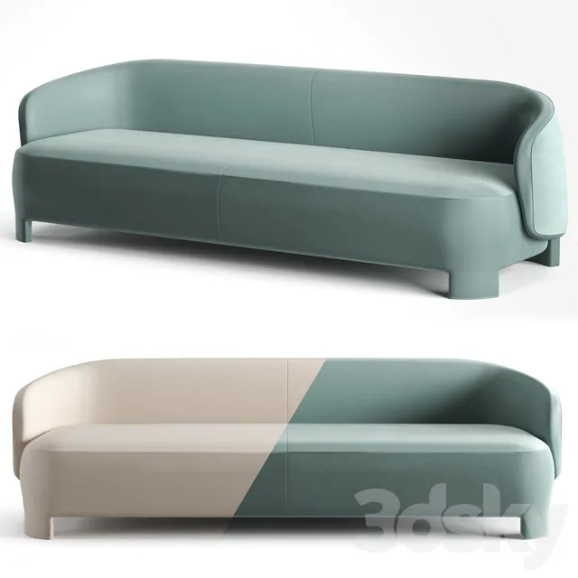Taru sofa ligne roset 3DS Max - thumbnail 3