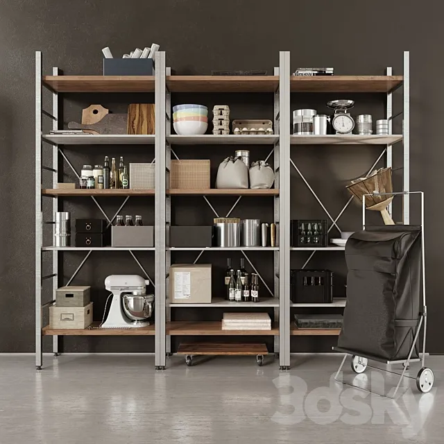 Kitchen – Accessories – 3D Models – Decor Set Kitchen