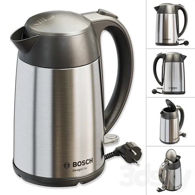 Teapot BOSCH_TWK3P420 \/ Electric kettle BOSCH_TWK3P420 3DS Max - thumbnail 3