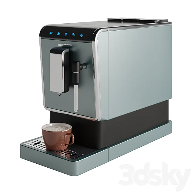 Coffee machine REDMOND RCM-1517 3DS Max - thumbnail 3