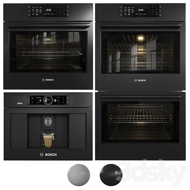 Kitchen – Appliance 3D Models – Bosch Ovens