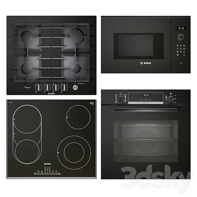 Kitchen – Appliance 3D Models – BOSCH Serie 6