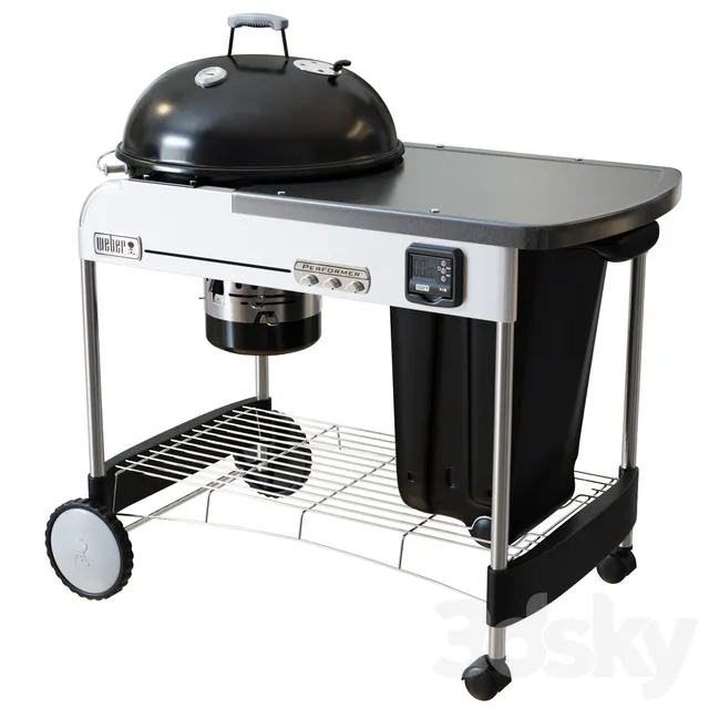Kitchen – Appliance 3D Models – Charcoal Grill Deluxe GBS