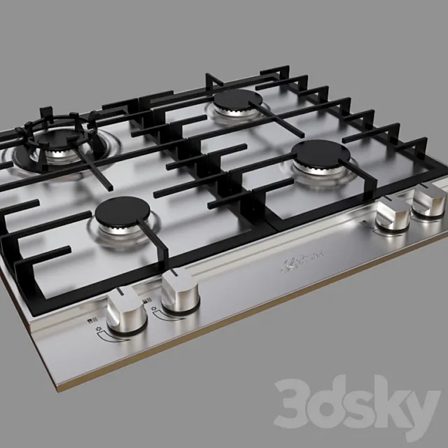 Kitchen – Appliance 3D Models – Hob KAISER