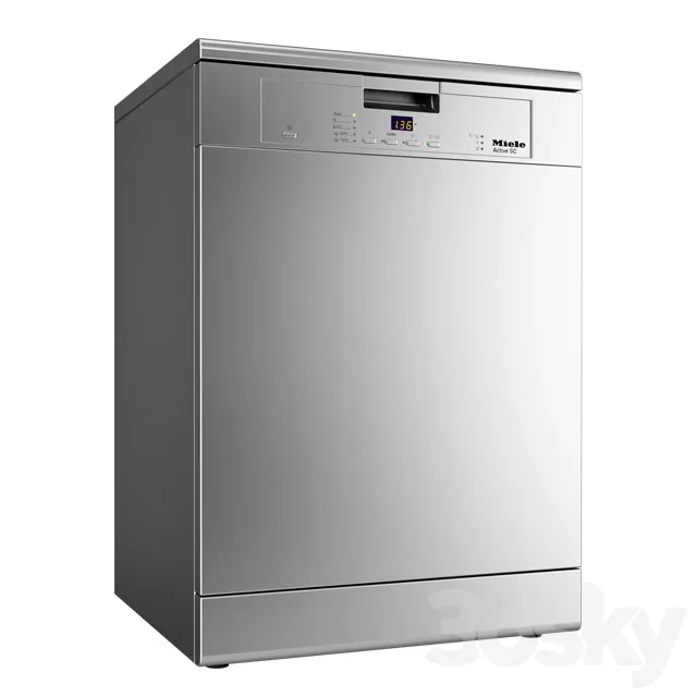 Kitchen – Appliance 3D Models – Miele G4203SC Active Dishwasher