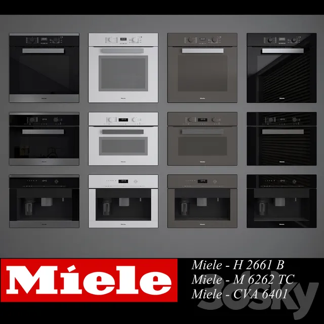 Kitchen – Appliance 3D Models – Miele Technology Set